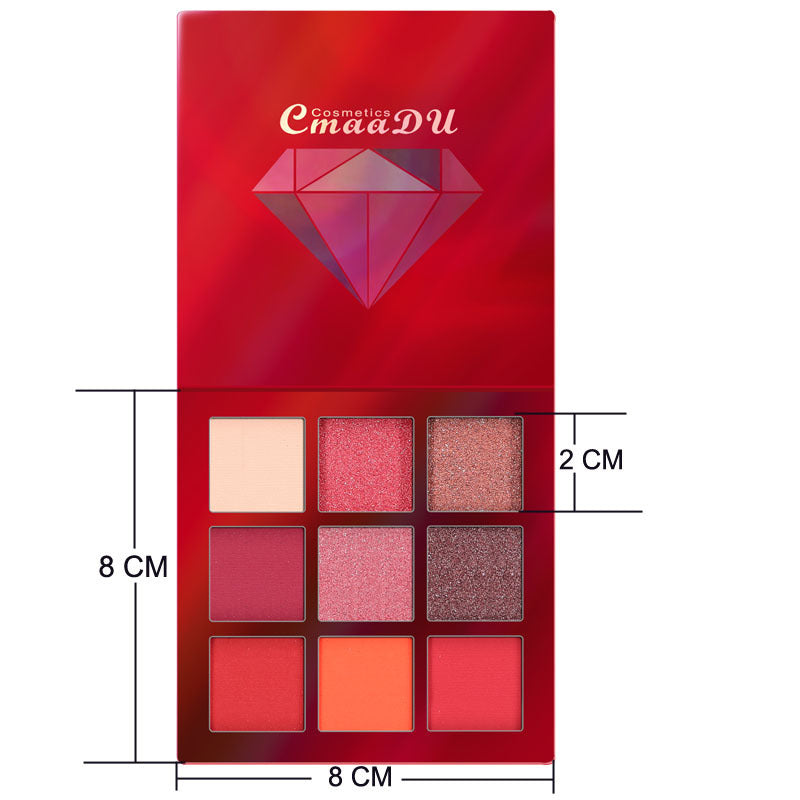 9-Color Bright Eyeshadow