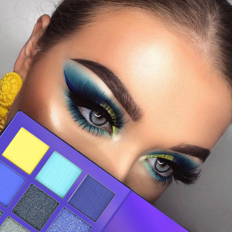 9-Color Bright Eyeshadow