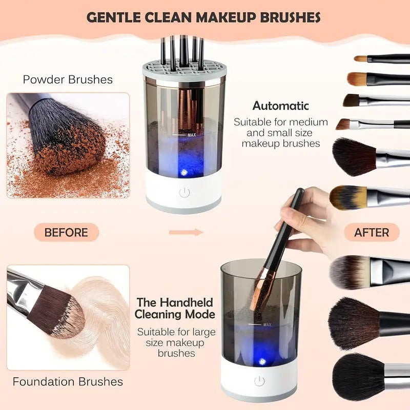 Automatic Rotating Makeup Brush Cleaner USB