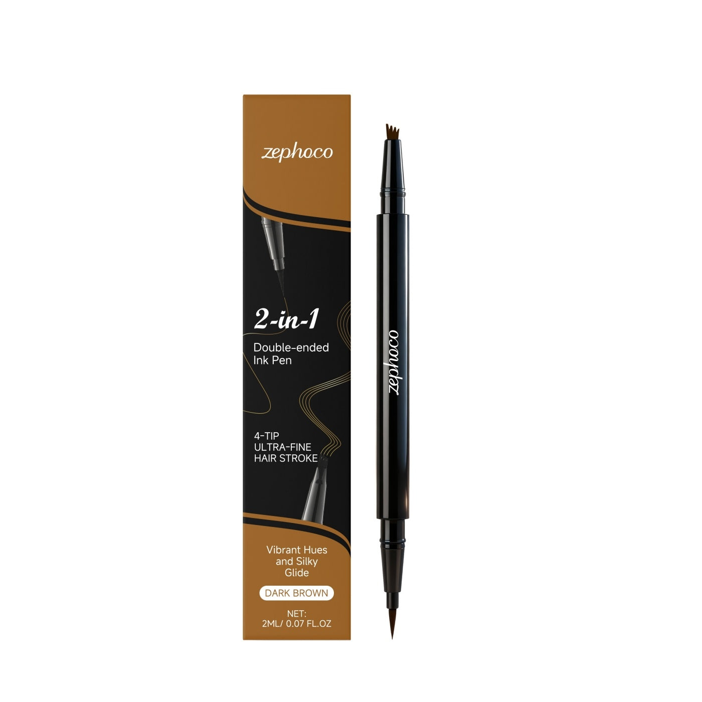 2-In-1 Double-Ended Ink Eyebrow Pencil