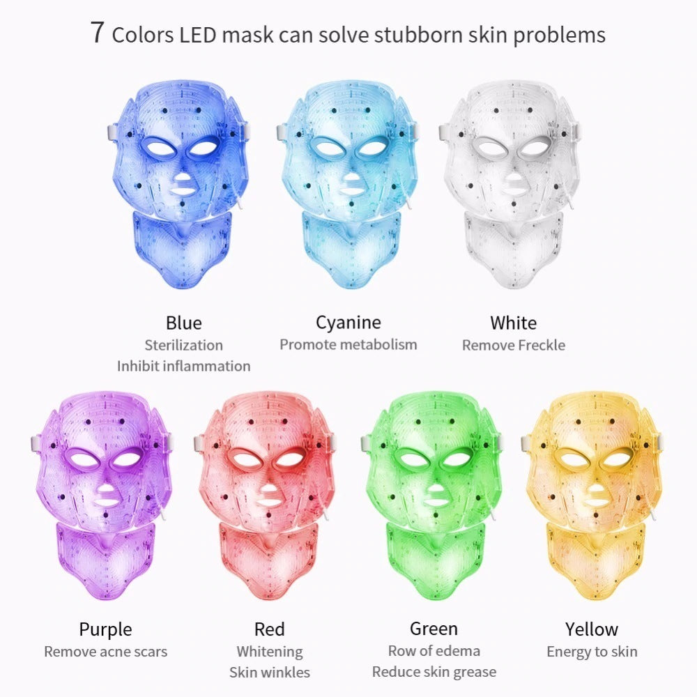 LED Rejuvenation Face And Neck Mask