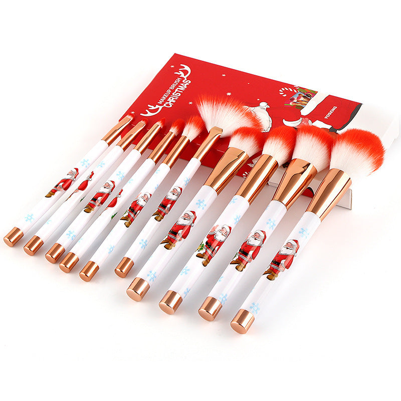 Christmas Makeup Brushes