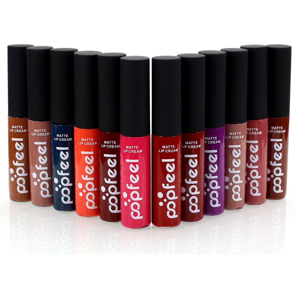 12 colors lip gloss