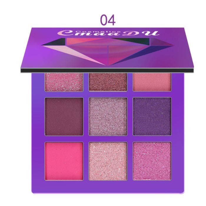 9-Color Bright Eyeshadow