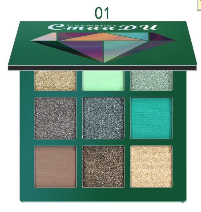 9-Color Bright Eyeshadow