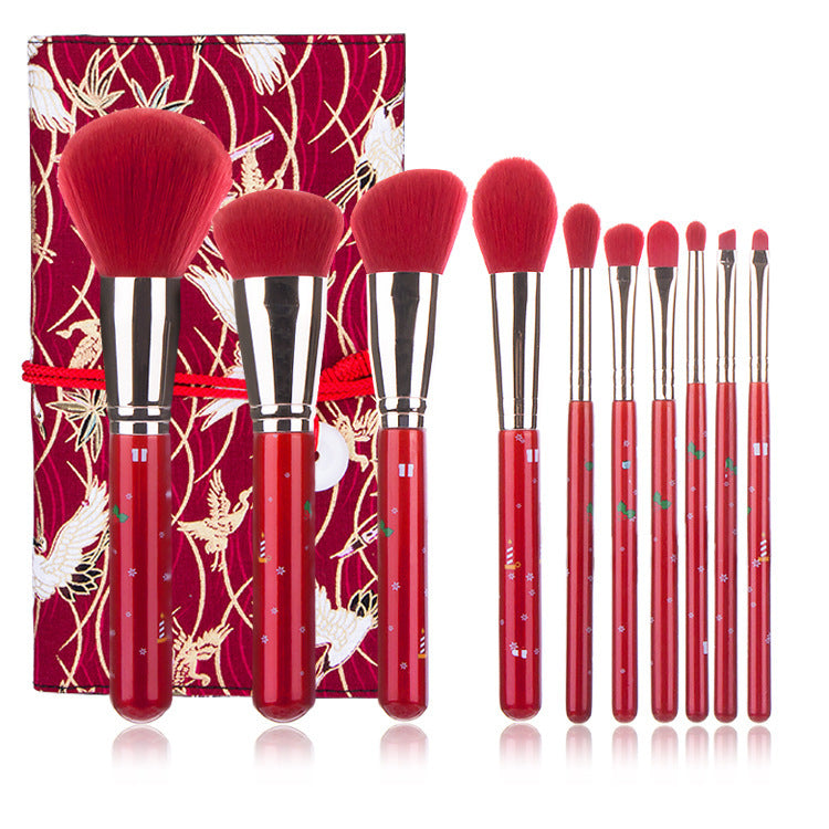 Christmas Makeup Brushes