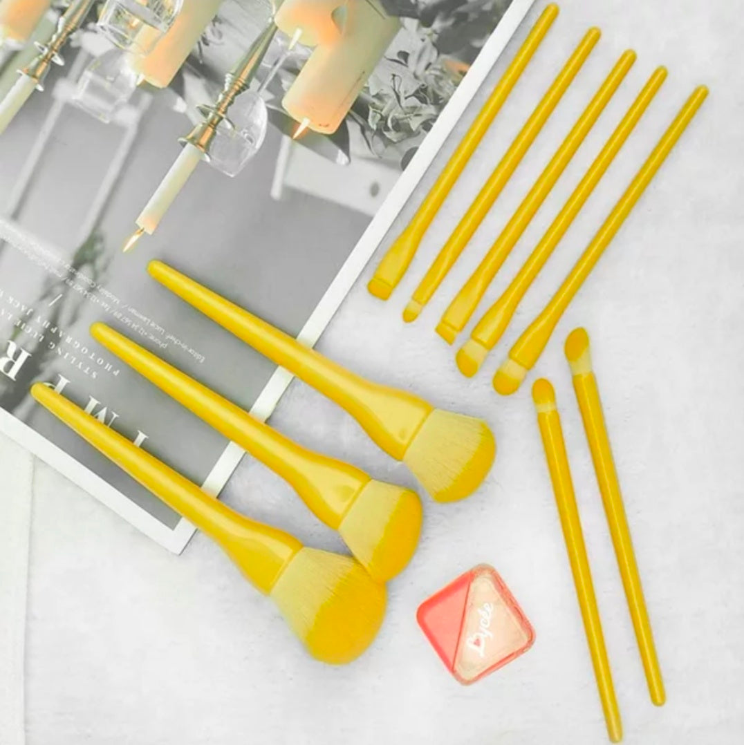 Candy Color Makeup Brushes Set
