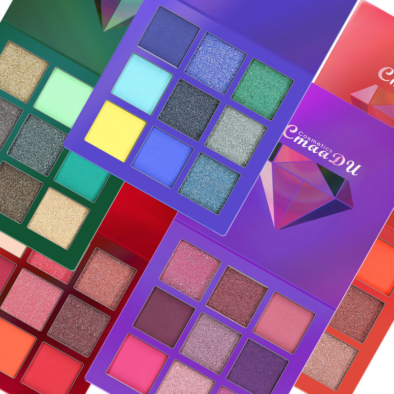 9-Color Bright Eyeshadow