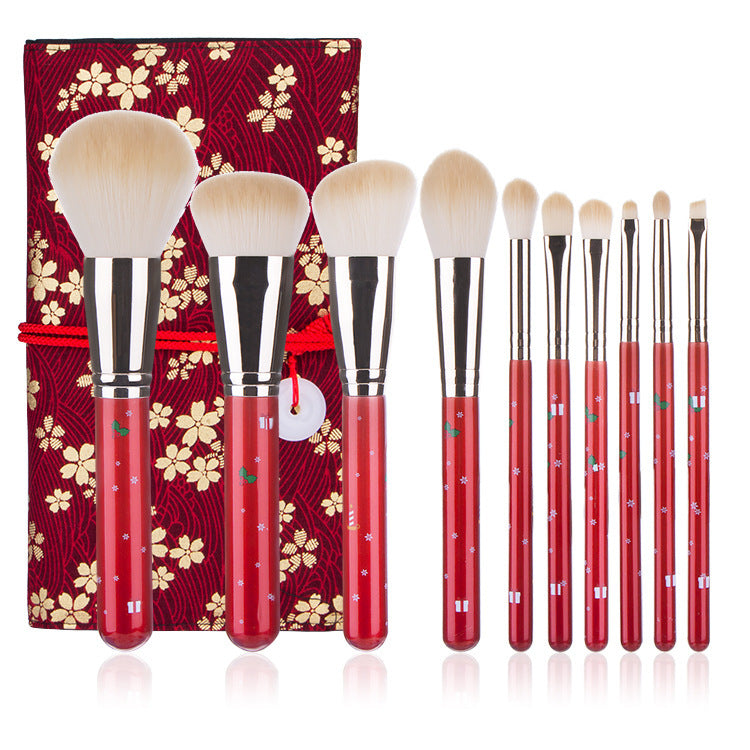 Christmas Makeup Brushes