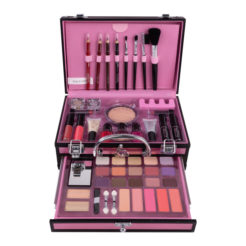 LuxeGlow Makeup & Nail Kit