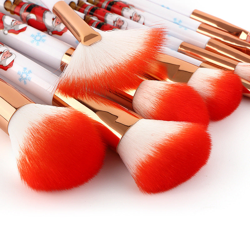 Christmas Makeup Brushes