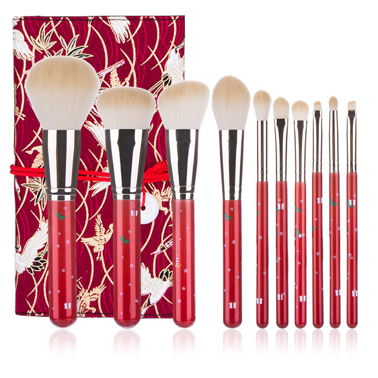 Christmas Makeup Brushes