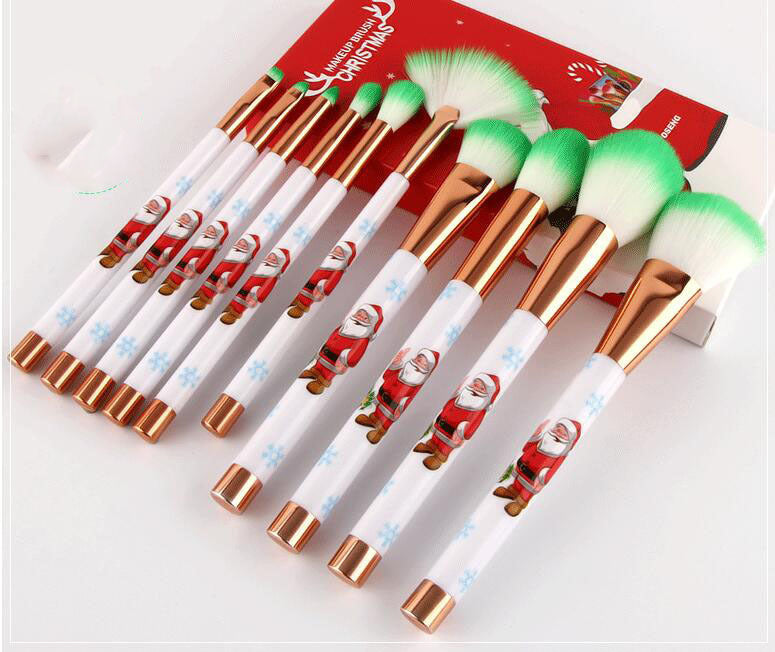 Christmas Makeup Brushes