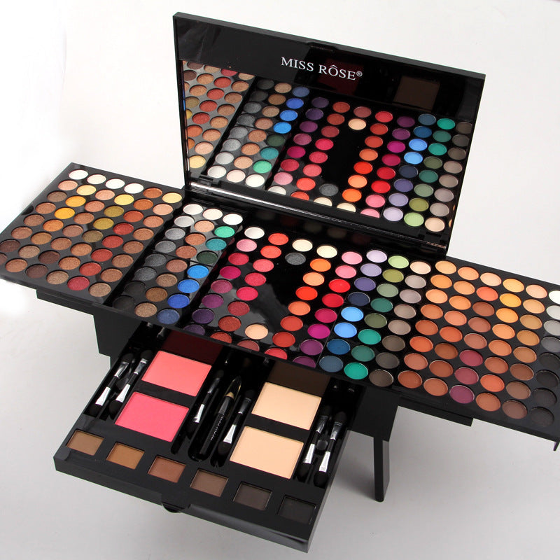 180 Colors Eyes Shadow Blush Set Makeup Palette Box